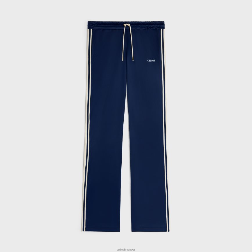 CELINE muškarci trenirke u dresu s duplim licem tamnoplava/bijela odjeća 3WE2E1827