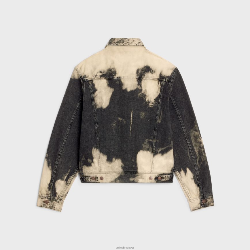 CELINE muškarci kamionska jakna u obliku slova V od trapera harris oprati odjeća 3WE2E1990