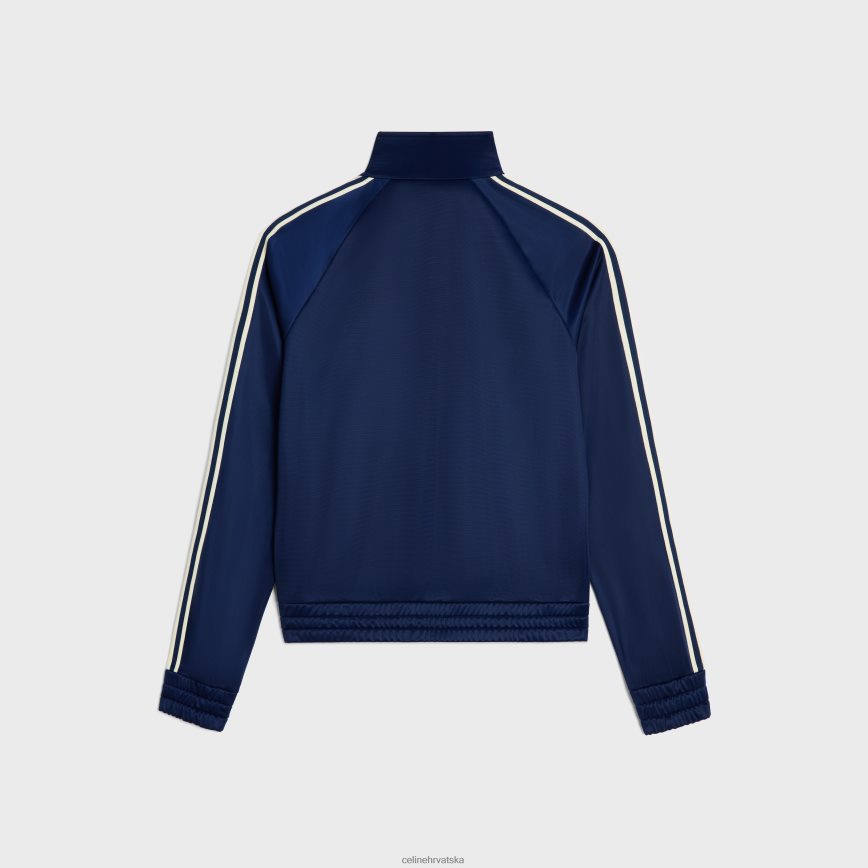 CELINE muškarci trenirka u vintage dvostrukom dresu tamnoplava/bijela odjeća 3WE2E1808