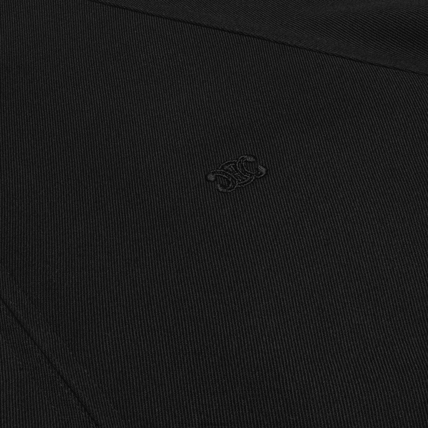 CELINE muškarci triomphe bluzonska jakna od vunenog gabardina crno odjeća 3WE2E1841