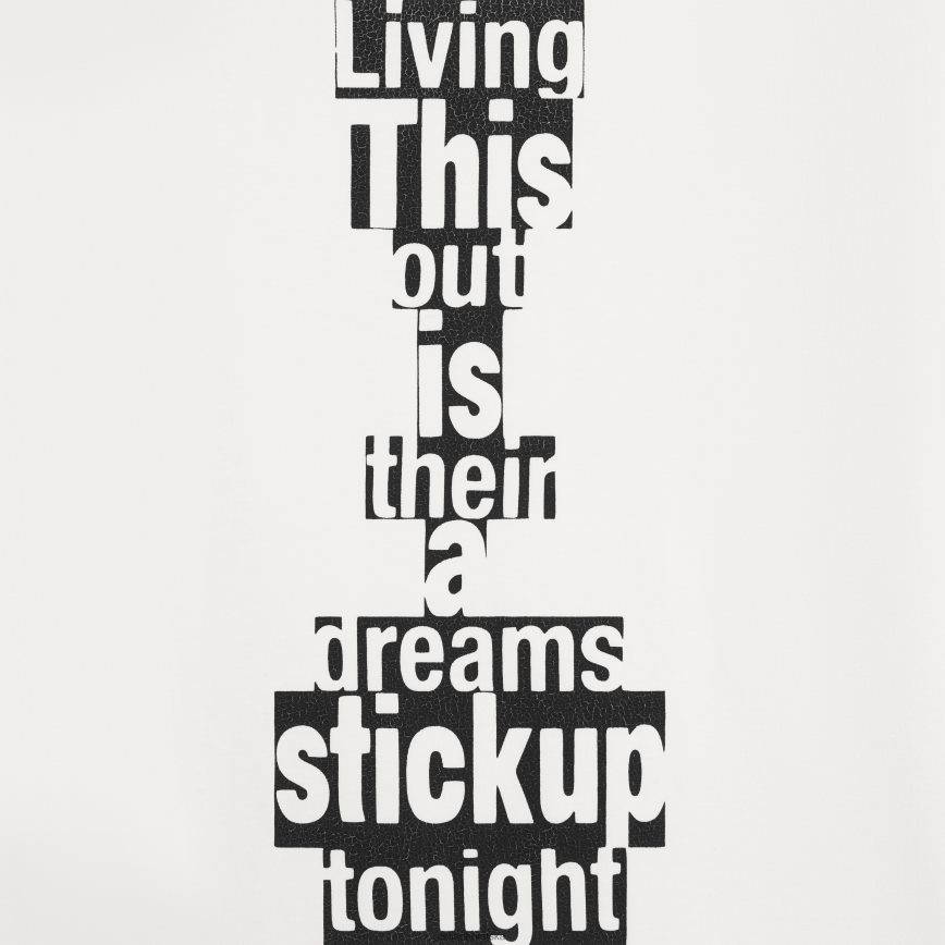 CELINE muškarci dash snježna široka majica kratkih rukava od pamučnog žerseja sivo bijelo/crno odjeća 3WE2E1814