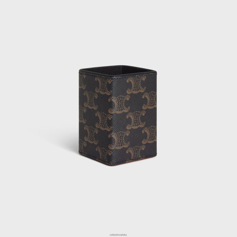 CELINE muškarci držač parfema 100ml od triomphe platna i teleće kože 3WED61462 pribor preplanuli ten