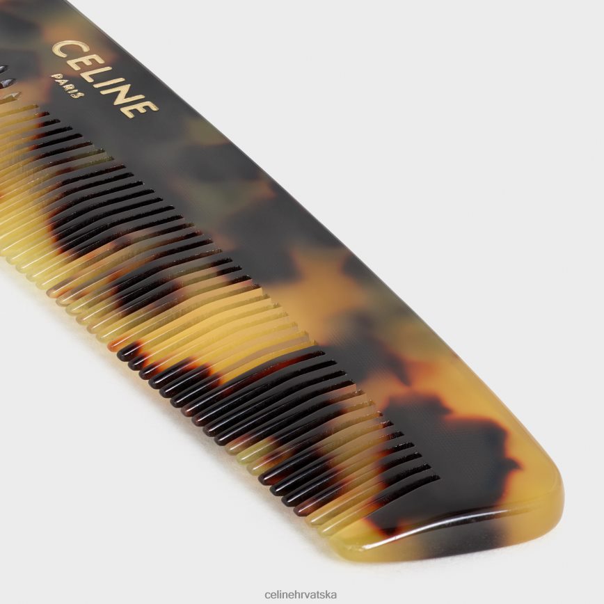 CELINE muškarci češalj za kosu od prirodne teleće kože preplanuli ten pribor 3WE2E1618
