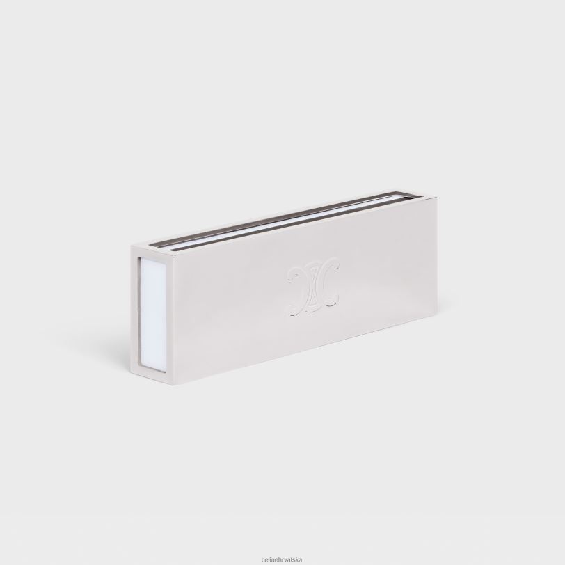 CELINE muškarci čelična kutija za šibice 3WED61513 pribor srebro