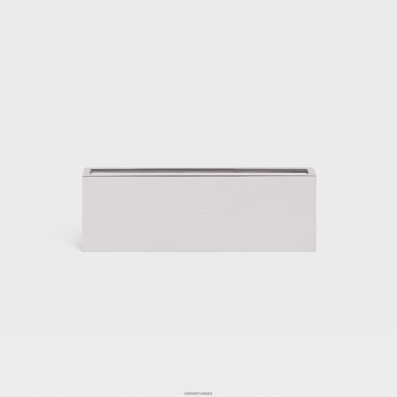 CELINE muškarci čelična kutija za šibice 3WED61513 pribor srebro