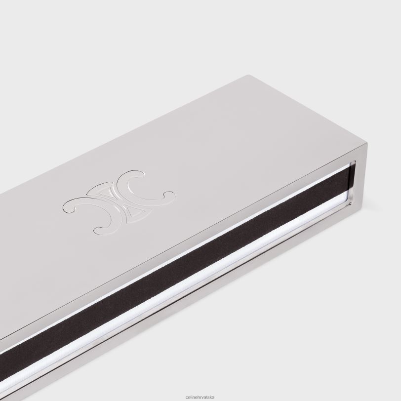 CELINE muškarci čelična kutija za šibice 3WED61513 pribor srebro