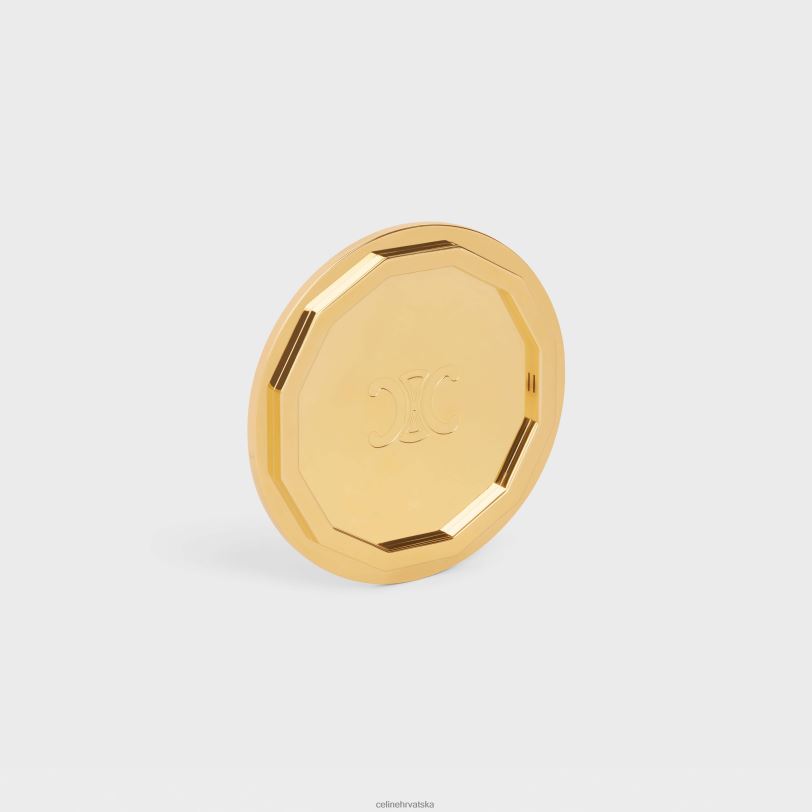 CELINE muškarci čelični stalak za svijeće 3WED61515 pribor zlato