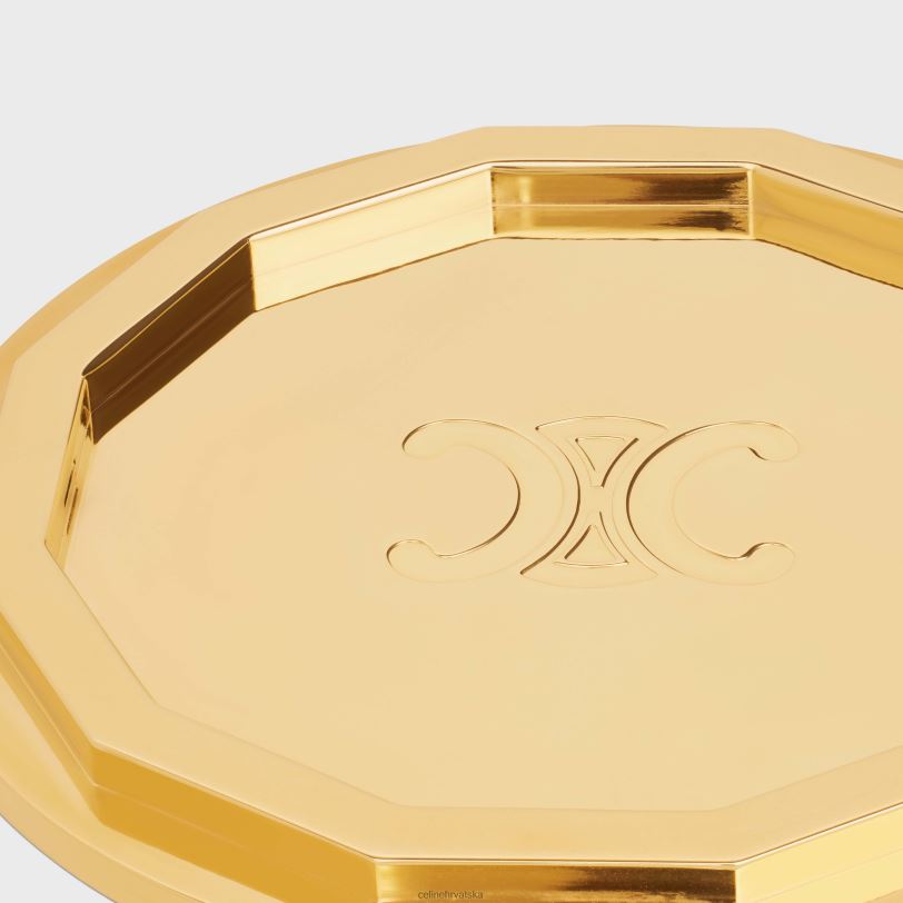 CELINE muškarci čelični stalak za svijeće 3WED61515 pribor zlato