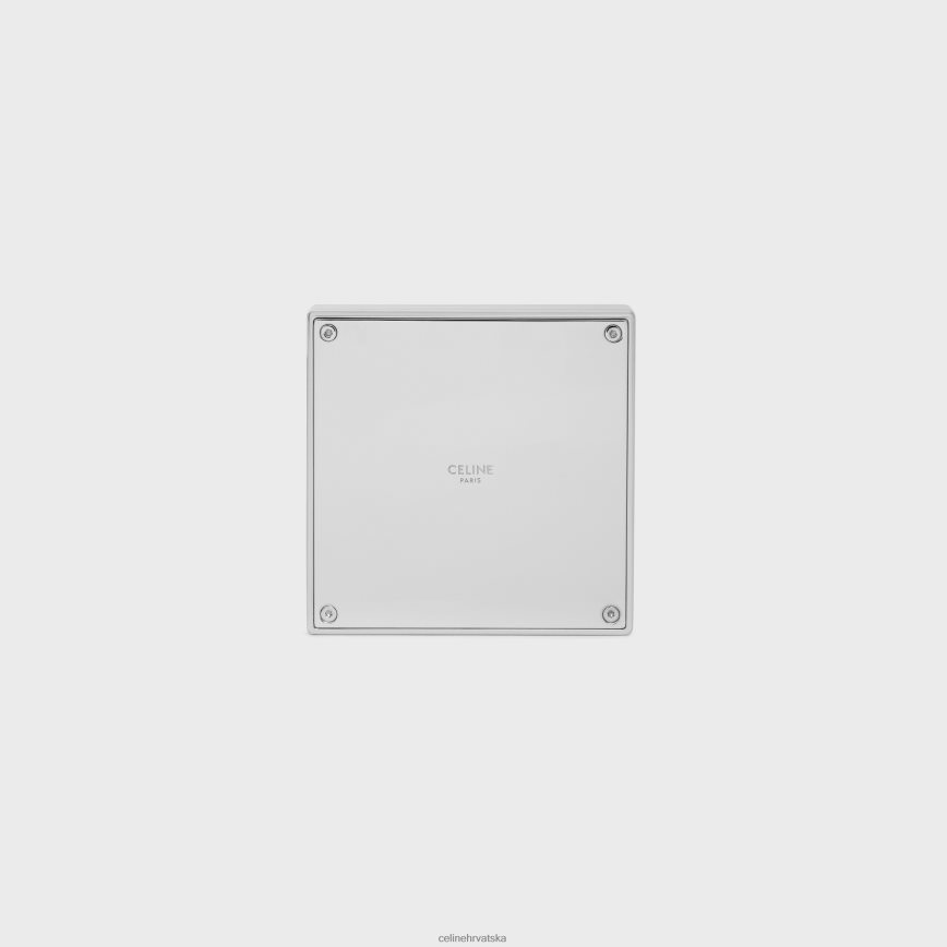 CELINE muškarci klizna slagalica od čelika srebro pribor 3WE2E1680