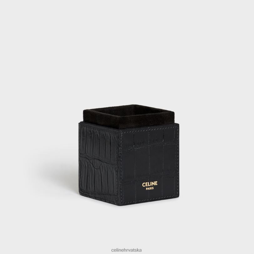 CELINE muškarci kutija 1 parfem 3,4 fl.oz u krokodil 3WED61465 pribor crno