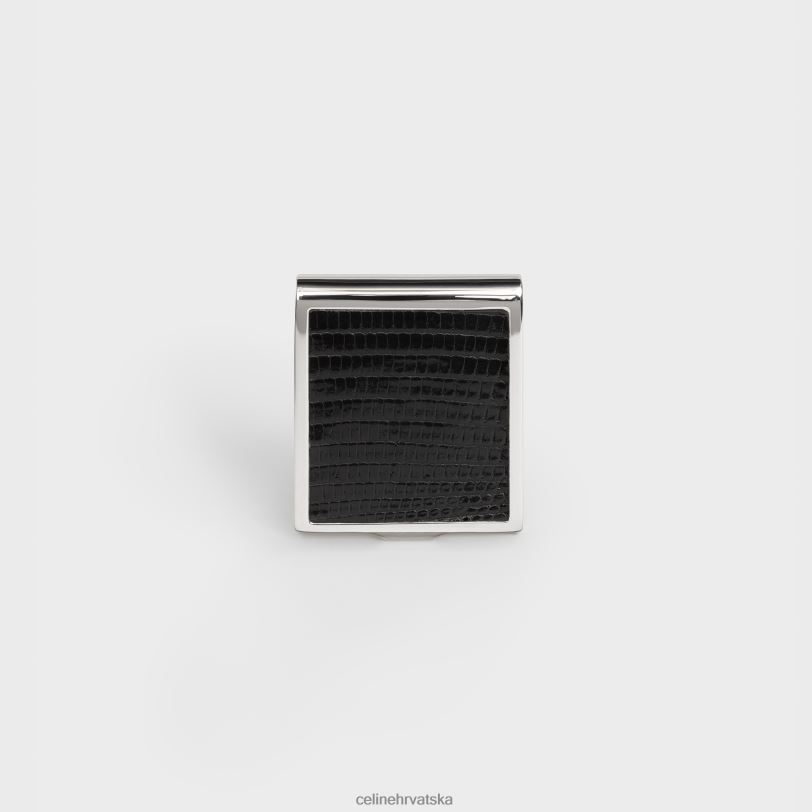CELINE muškarci kutija šibica u sterling & lizard 3WED61544 pribor crno
