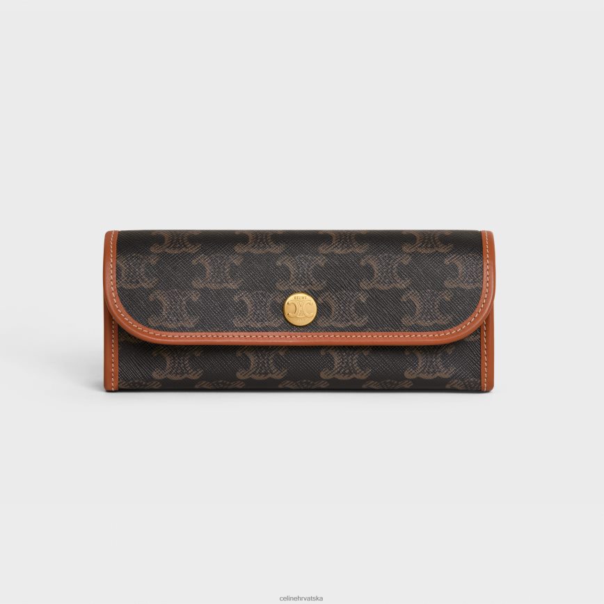 CELINE muškarci kutija za tablete u triomphe platnu preplanuli ten pribor 3WE2E1593