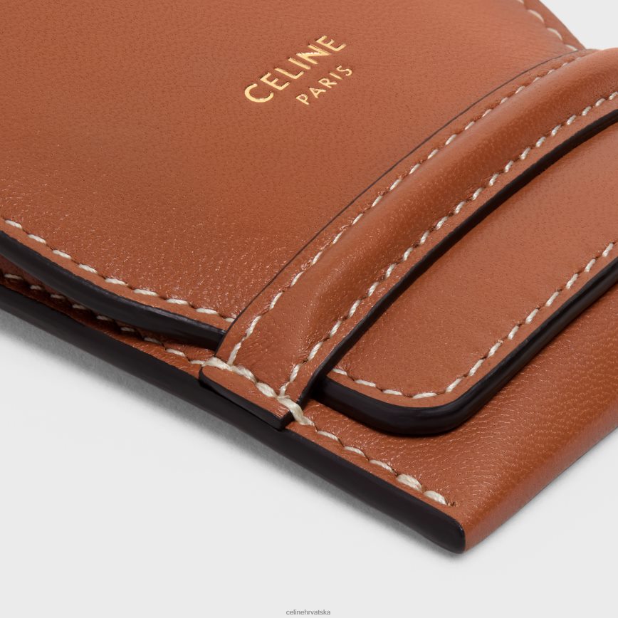 CELINE muškarci oznaka za prtljagu u janjećoj koži preplanuli ten pribor 3WE2E1634