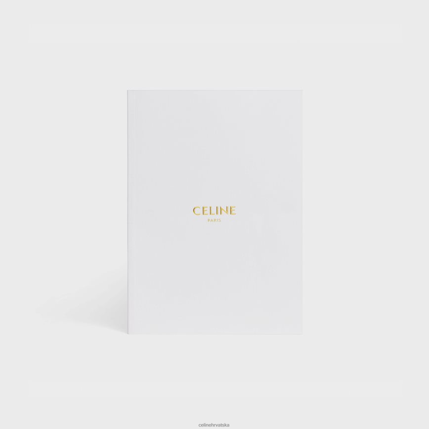CELINE muškarci srednja bilježnica u papiru bijela pribor 3WE2E1643