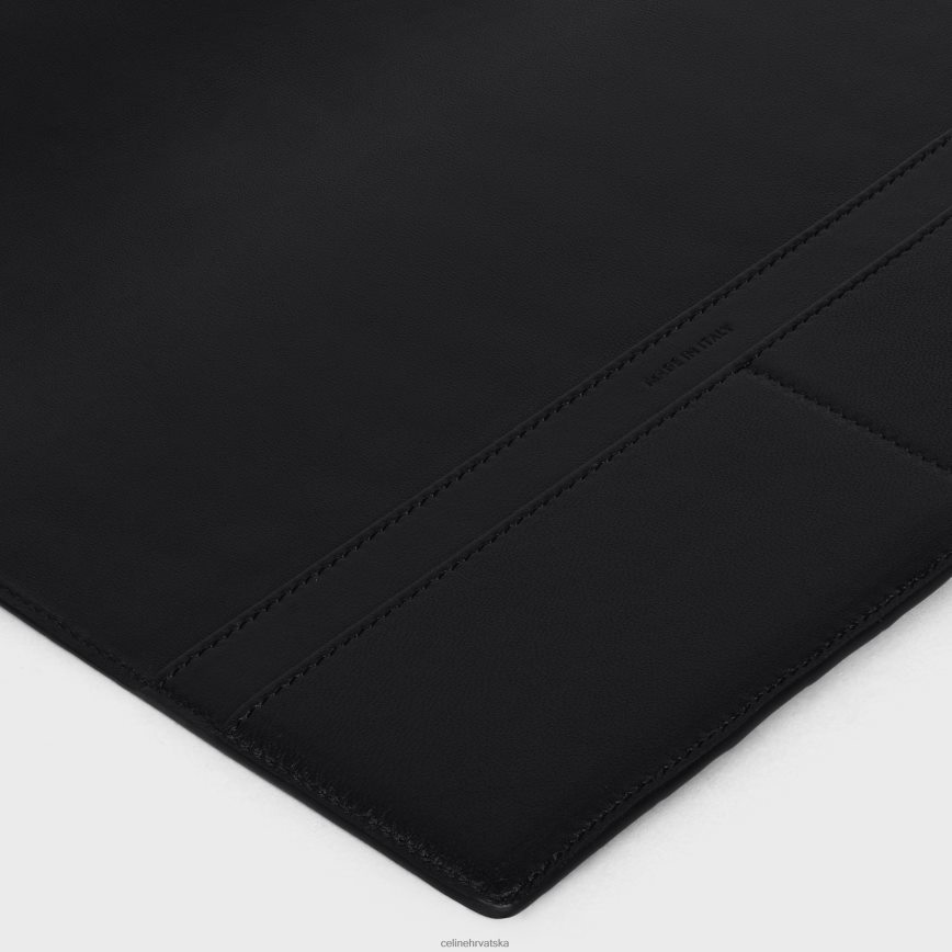 CELINE muškarci srednje korice za bilježnicu u krokodil crno pribor 3WE2E1639