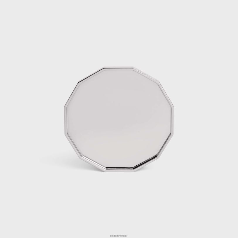 CELINE muškarci trijumfalni poklopac za svijeću od čelika 3WED61509 pribor srebro