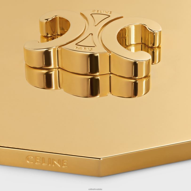 CELINE muškarci trijumfalni poklopac za svijeću od čelika 3WED61516 pribor zlato