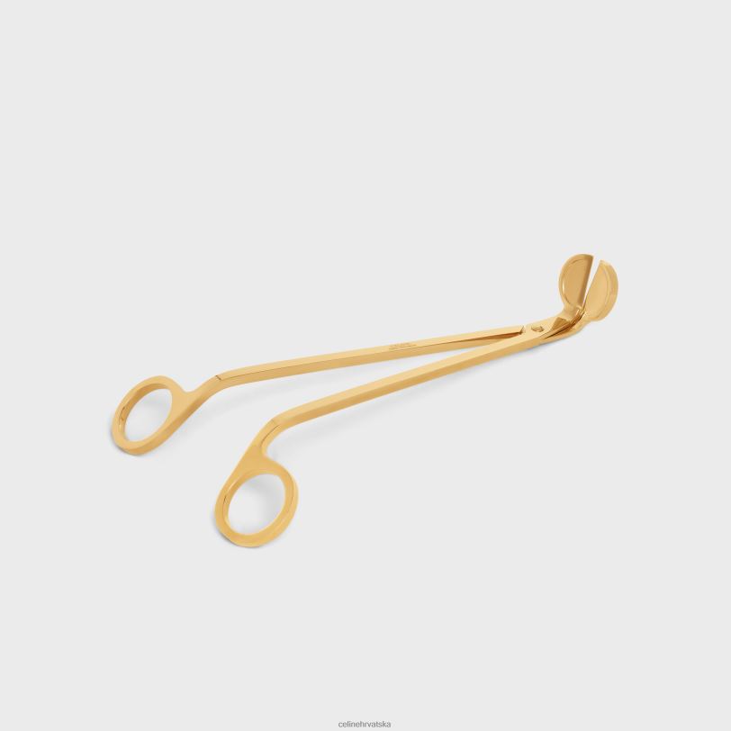 CELINE muškarci trimer za fitilj za svijeće od čelika 3WED61518 pribor zlato