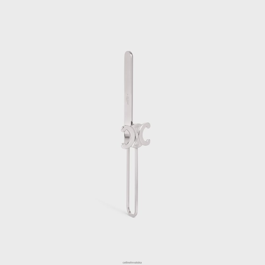 CELINE muškarci triomphe bookmark od mjedi srebro pribor 3WE2E1644