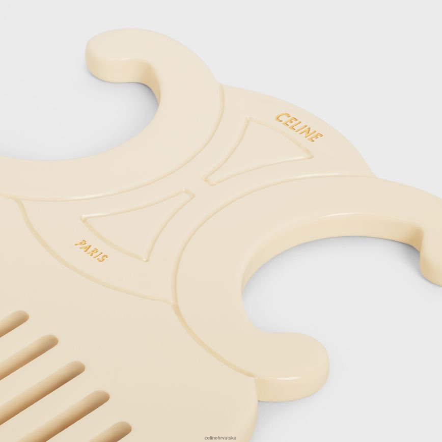 CELINE muškarci triomphe češalj za kosu u acetatu slonovača pribor 3WE2E1604