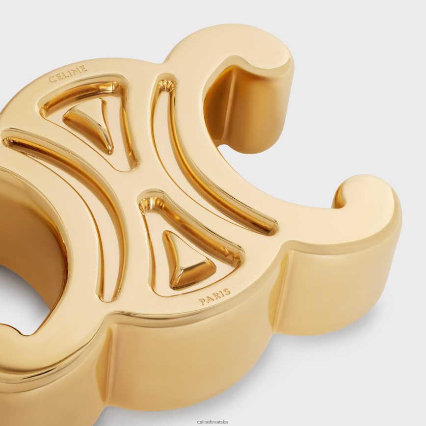 CELINE muškarci triomphe uteg za papir od čelika zlato pribor 3WE2E1651