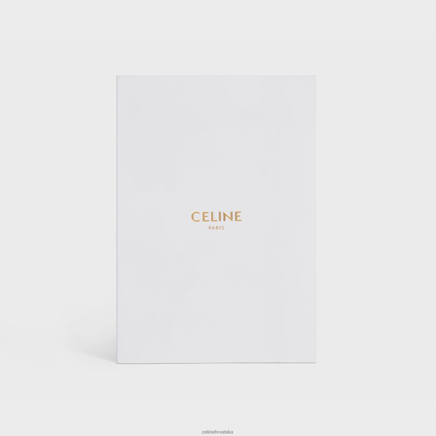 CELINE muškarci velika bilježnica u papiru bijela pribor 3WE2E1642