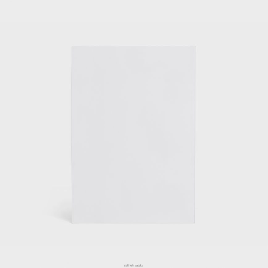 CELINE muškarci velika bilježnica u papiru bijela pribor 3WE2E1642