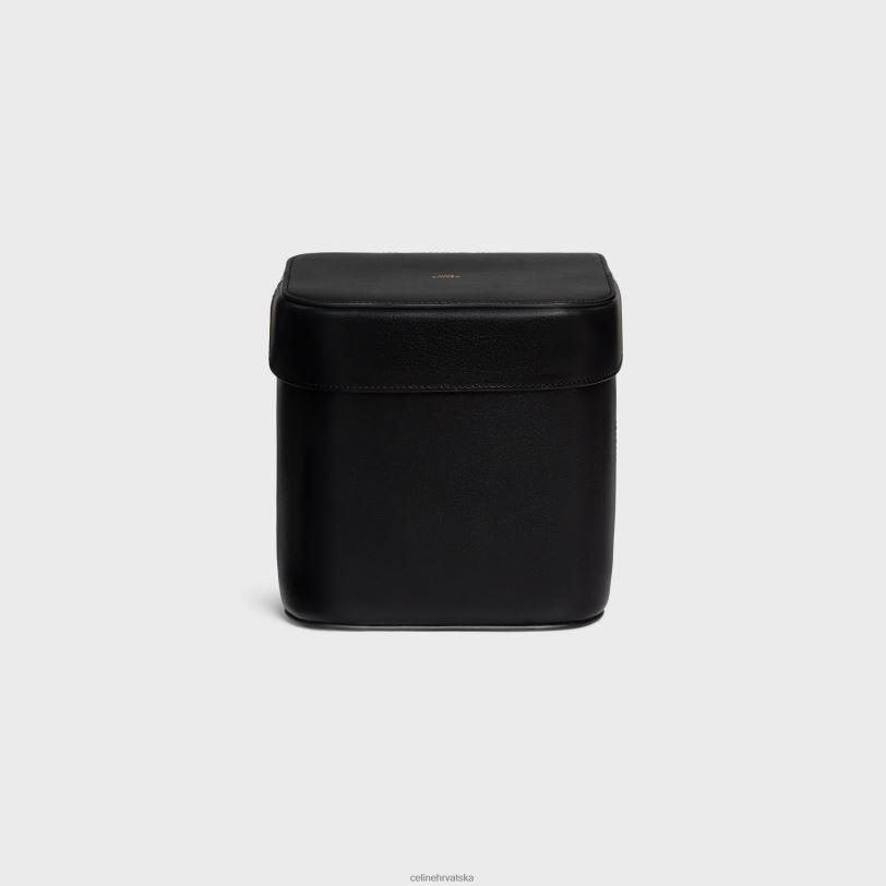 CELINE muškarci velika kutija od sjajne teleće kože 3WED61528 pribor crno