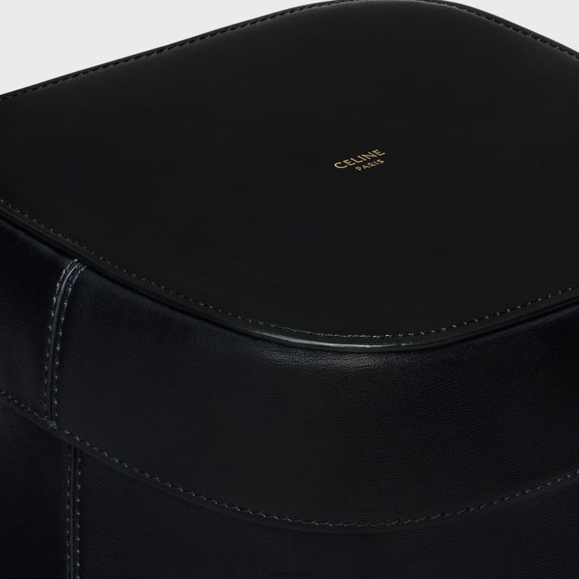 CELINE muškarci velika kutija od sjajne teleće kože 3WED61528 pribor crno