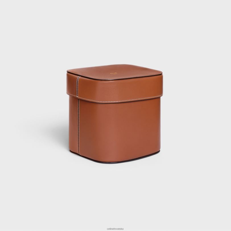 CELINE muškarci velika kutija od sjajne teleće kože 3WED61532 pribor preplanuli ten