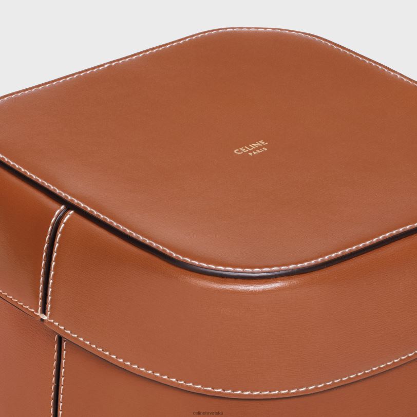 CELINE muškarci velika kutija od sjajne teleće kože 3WED61532 pribor preplanuli ten