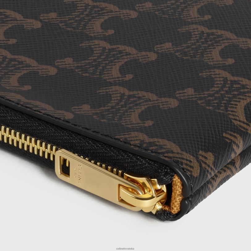 CELINE muškarci torbica u triomphe platnu 3WED6509 pribor crno