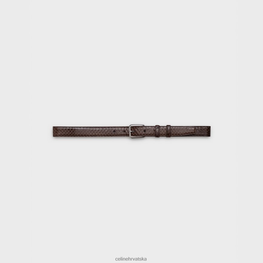 CELINE muškarci elegantan remen s četvrtastom kopčom u obliku vodene zmije ecorce pribor 3WE2E2208