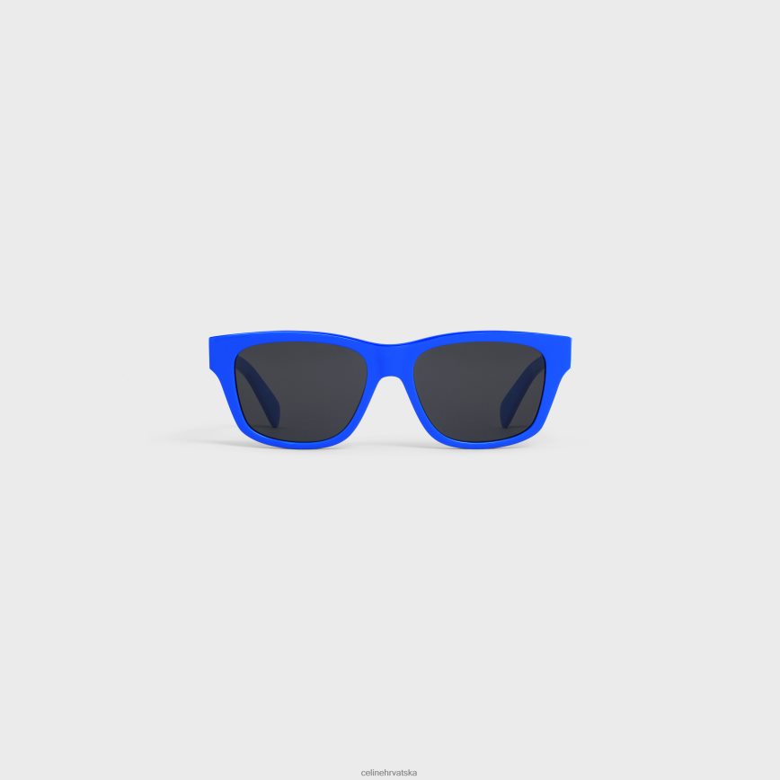 CELINE muškarci monochroms 05 sunčane naočale u acetatu kraljevski plava pribor 3WE2E2226