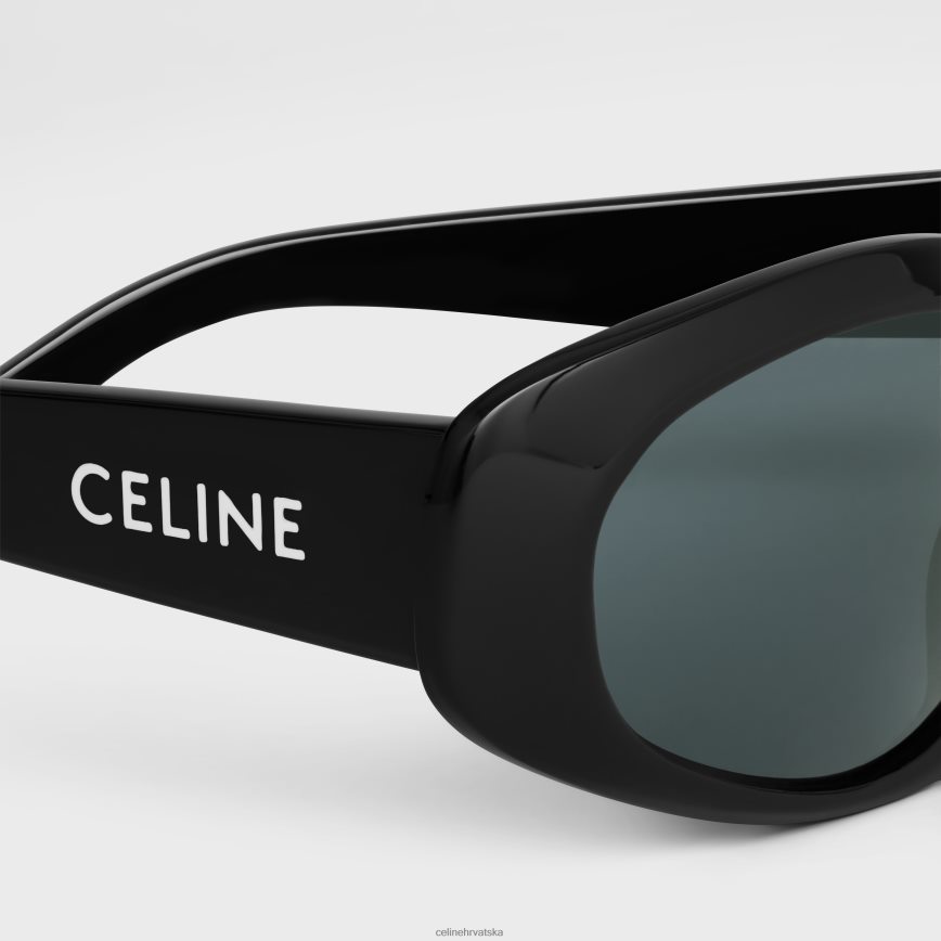 CELINE muškarci monochroms 07 sunčane naočale u acetatu crno pribor 3WE2E2186