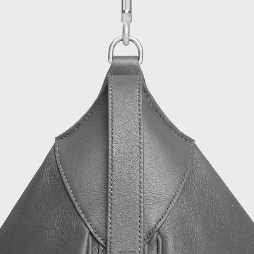 CELINE muškarci veliki romy remen od meke teleće kože siva pribor 3WE2E2077