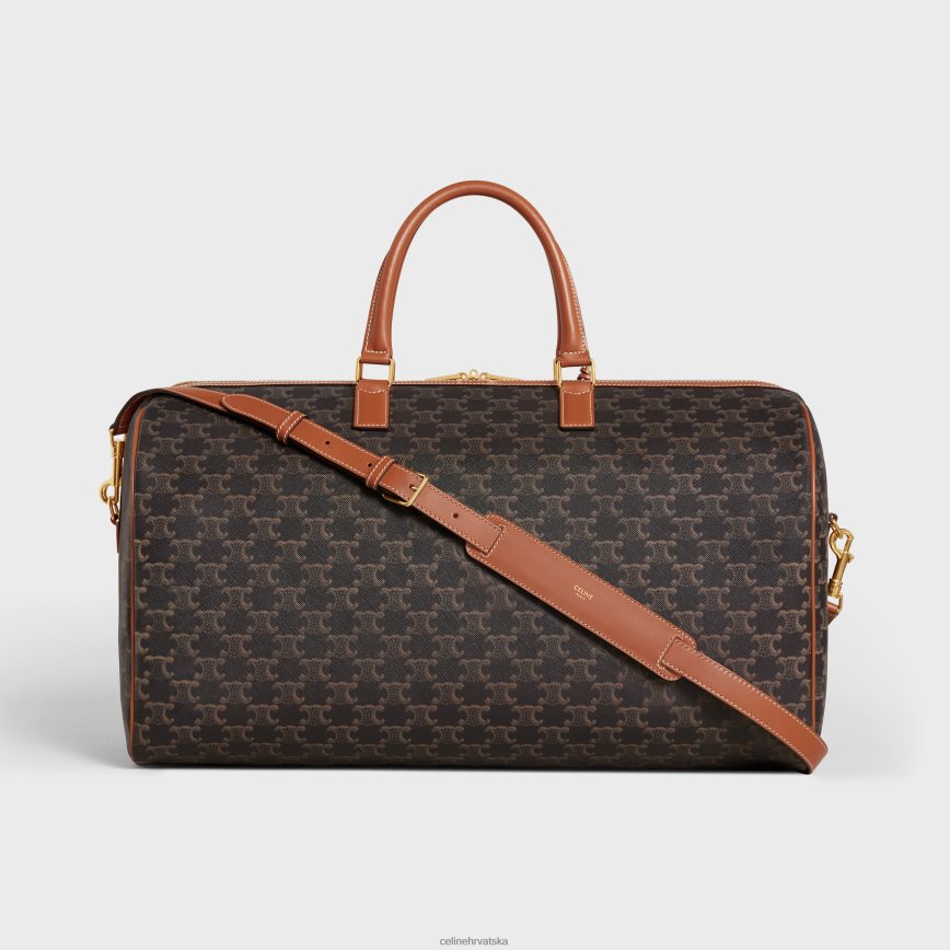 CELINE uniseks travel 50 u triomphe platnu s printom psa preplanuli ten pribor 3WE2E1701