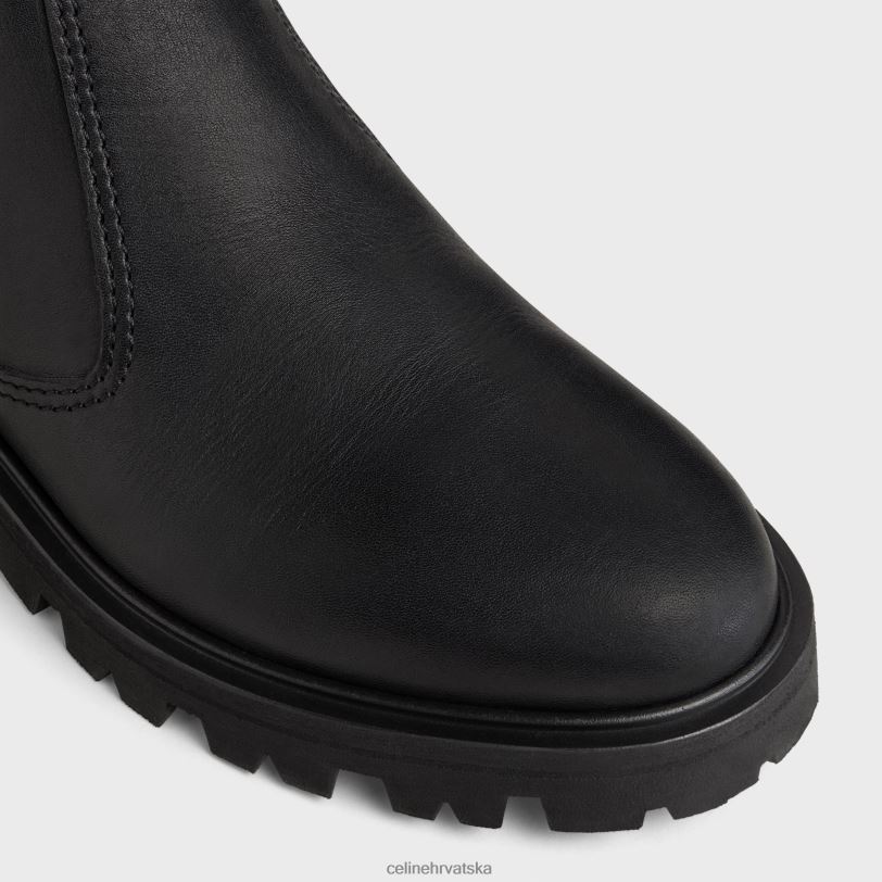 CELINE žene margaret chelsea čizma od teleće kože 3WED6954 obuća crno