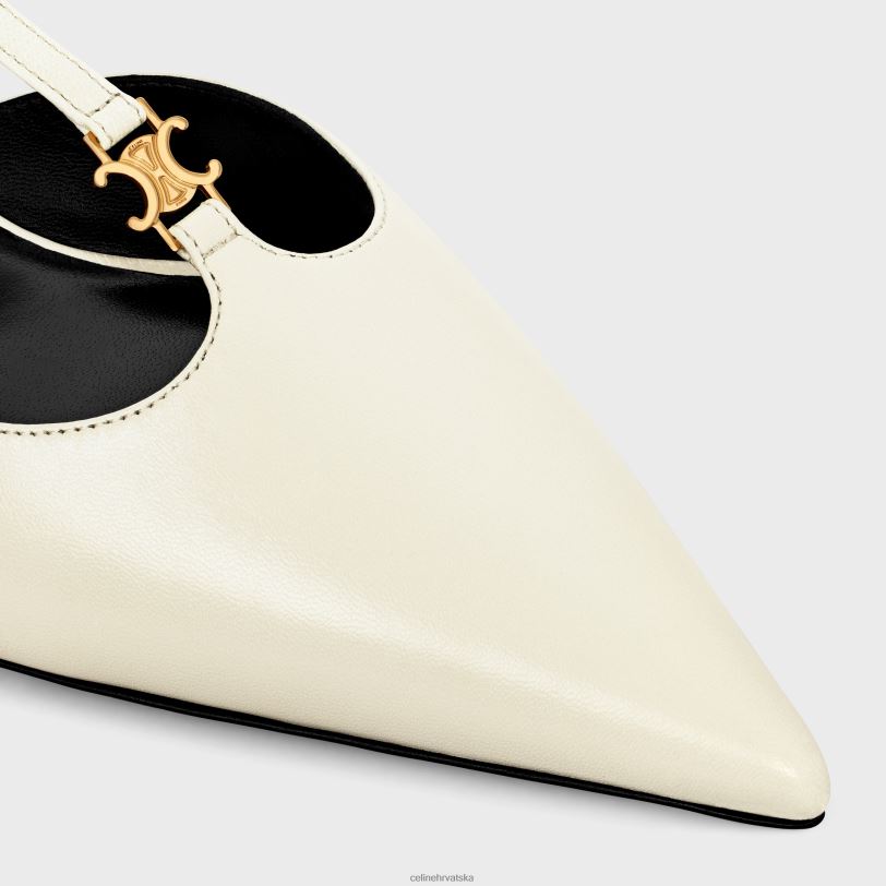 CELINE žene kitten t-bar remen pumpa od janjeće kože 3WED6981 obuća mlijeko