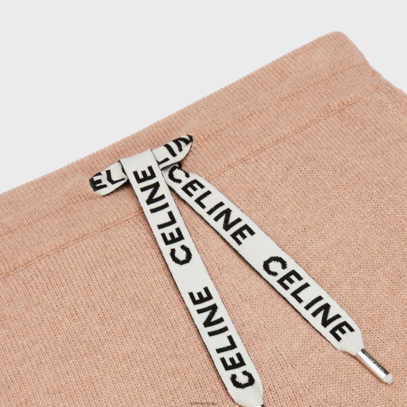 CELINE žene sportske hlače od kašmir vune 3WED6882 odjeća deva
