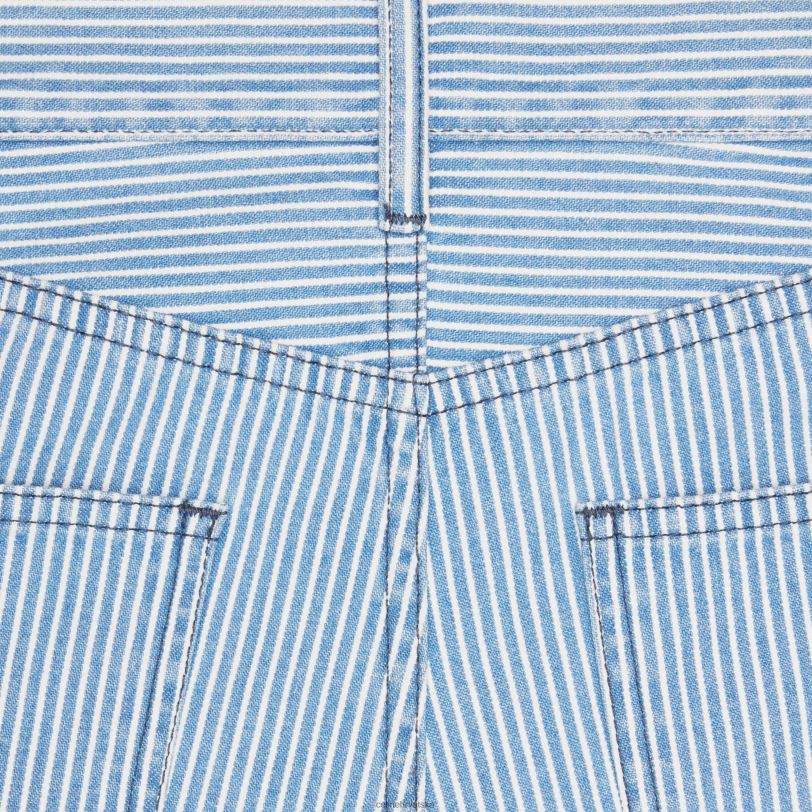 CELINE žene suzanne kratke hlače od pamučne hikorije 3WED6894 odjeća valovito pranje