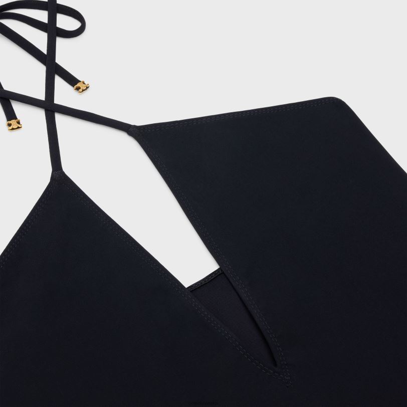 CELINE žene kupaći kostim u mat žerseju 3WED6896 odjeća crno