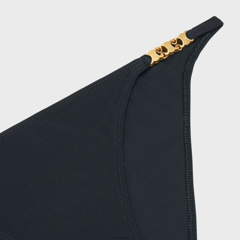 CELINE žene triomphe donji dio kupaćeg kostima u mat žerseju 3WED6899 odjeća crno