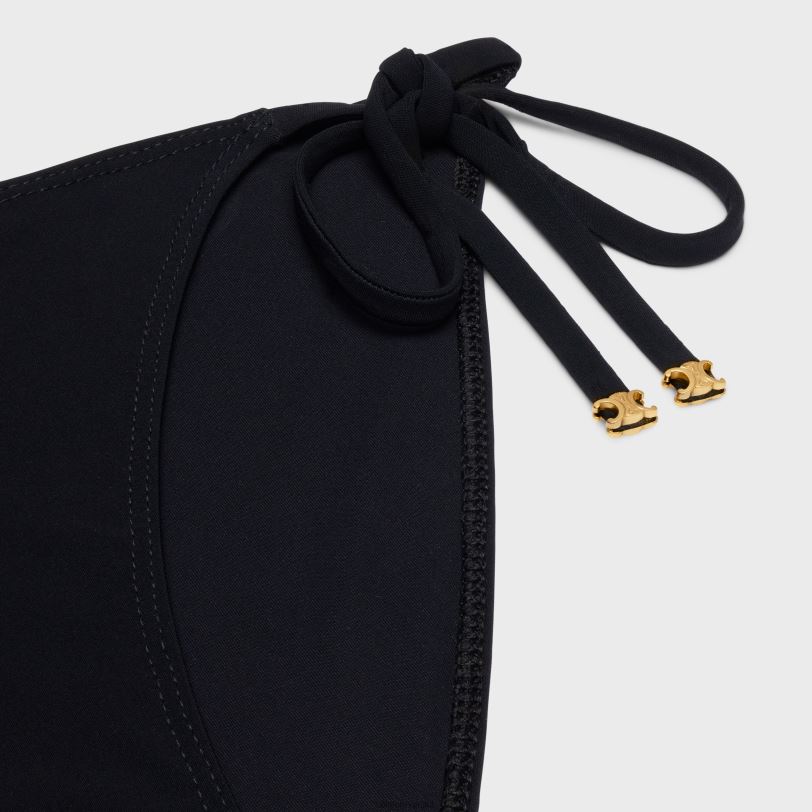 CELINE žene triomphe donji dio kupaćeg kostima u mat žerseju 3WED6906 odjeća crno