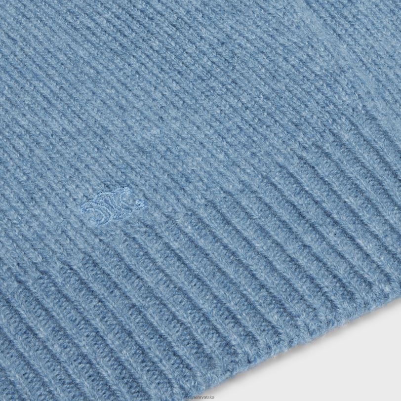 CELINE žene dolčevita od bešavnog kašmira 3WED6752 odjeća plava