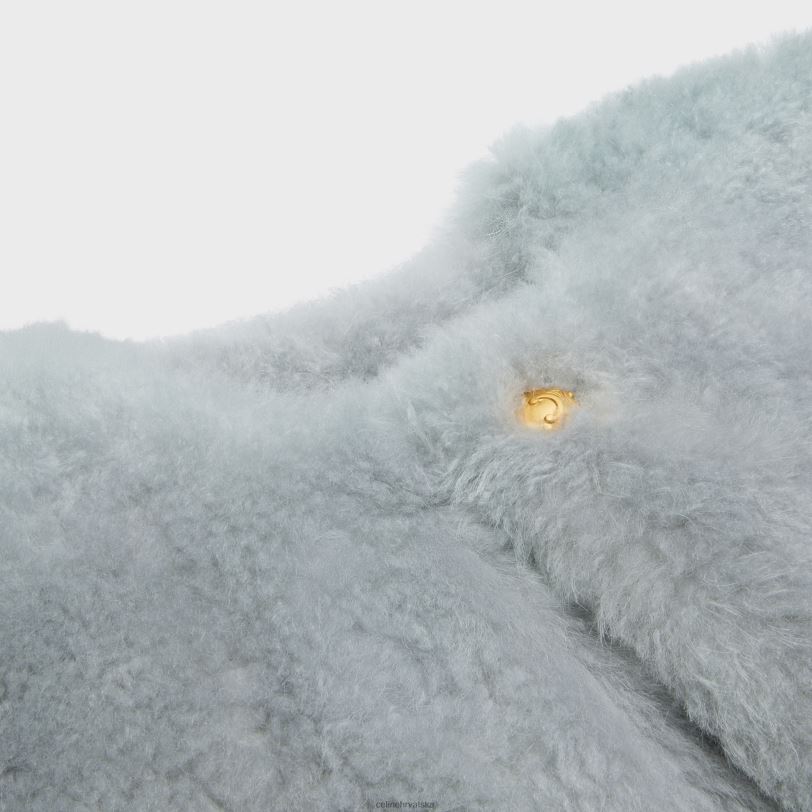 CELINE žene kardigan od kozjeg kašmira 3WED6621 odjeća Svijetlo siva