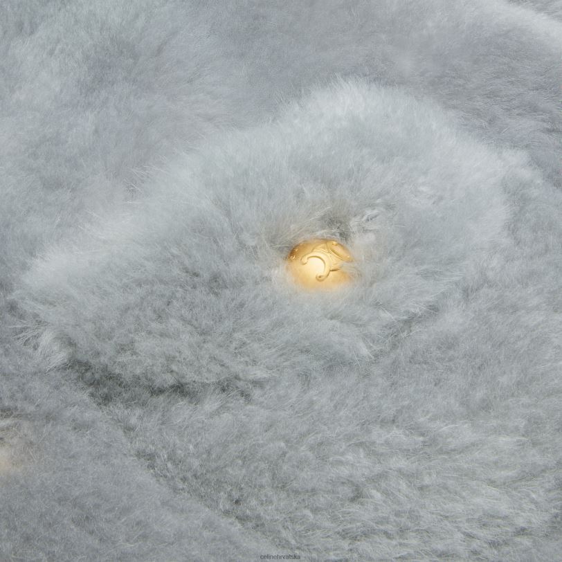 CELINE žene kardigan od kozjeg kašmira 3WED6621 odjeća Svijetlo siva