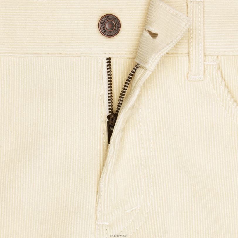 CELINE žene jane lepršave traperice od samta 3WED6855 odjeća sirovo pranje