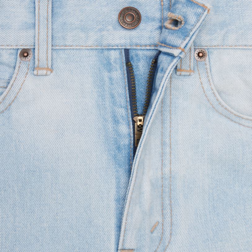 CELINE žene margaret traperice od izblijedjelog trapera 3WED6861 odjeća pranje izblijedjelo od sunca