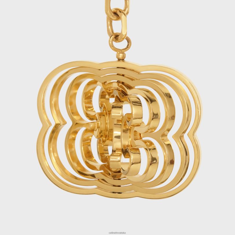 CELINE žene triomphe helix privjesak od mesinga 3WED6531 pribor zlato
